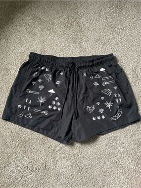 H&M Men’s Black Swim Shorts Size Large